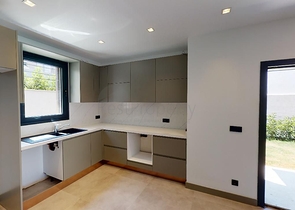 Abgelegene Villen mit Meerblick