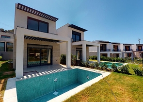 Abgelegene Villen mit Meerblick