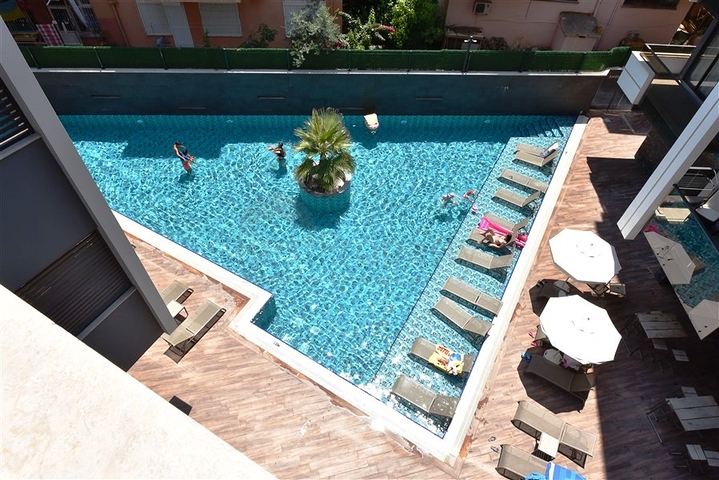 Stilvolle 1+1-Wohnung in der Nähe von Kleopatra Beach