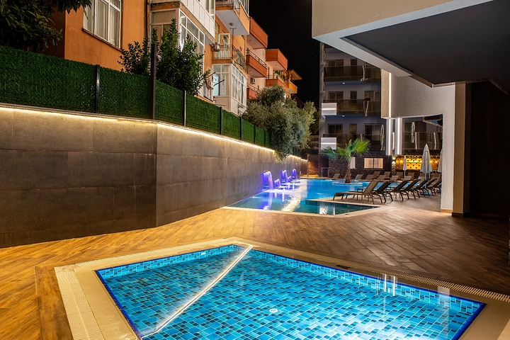 Stilvolle 1+1-Wohnung in der Nähe von Kleopatra Beach