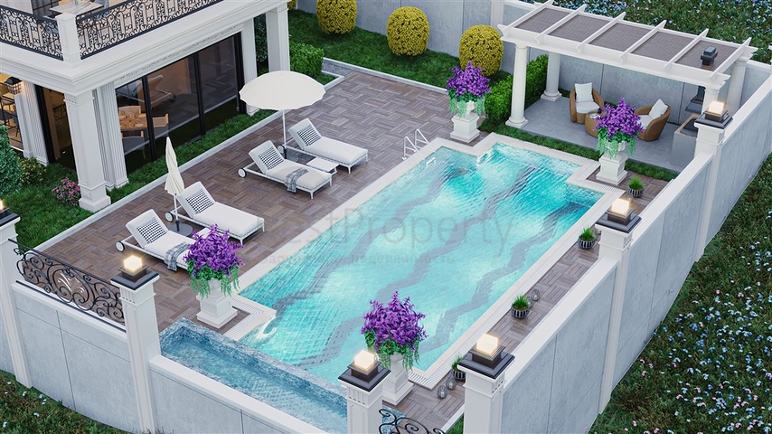 Villa mit Meerblick 5+1 in Kargicak