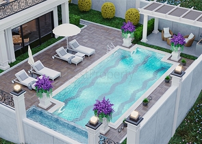 Villa mit Meerblick 5+1 in Kargicak