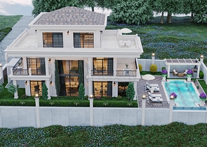 Villa mit Meerblick 5+1 in Kargicak