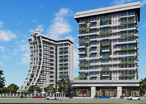 Zweizimmerwohnung in einem neuen Komplex