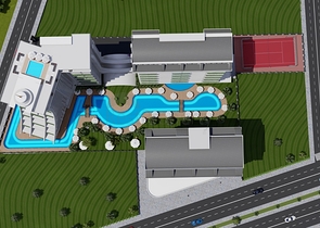 Zweizimmerwohnung in einem neuen Komplex