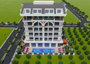 1+1 Wohnung im Stadtteil Mahmutlar