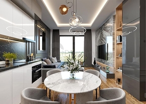 Neue Wohnanlage im Stadtteil Pajallar