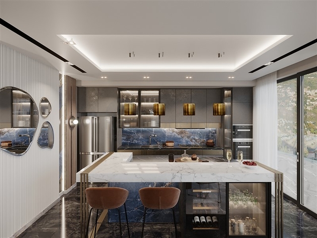 4+1 Premium-Villa im Zentrum von Alanya