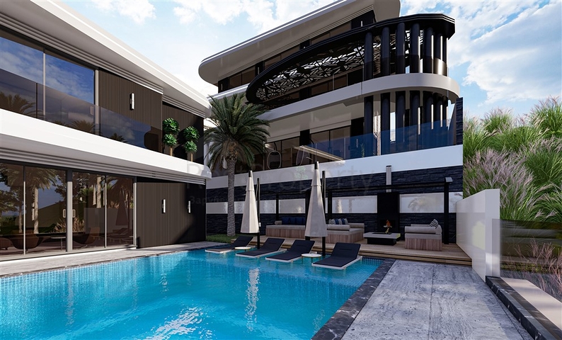 4+1 Premium-Villa im Zentrum von Alanya