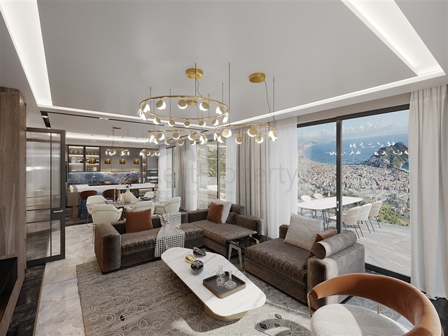 4+1 Premium-Villa im Zentrum von Alanya