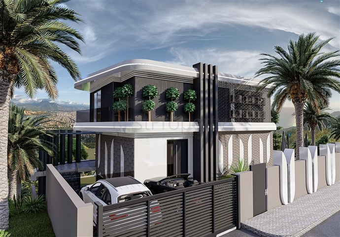 4+1 Premium-Villa im Zentrum von Alanya
