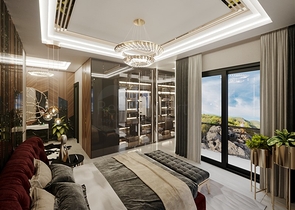 4+1 Premium-Villa im Zentrum von Alanya