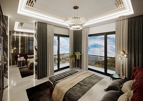 4+1 Premium-Villa im Zentrum von Alanya