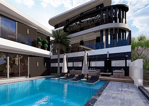 4+1 Premium-Villa im Zentrum von Alanya