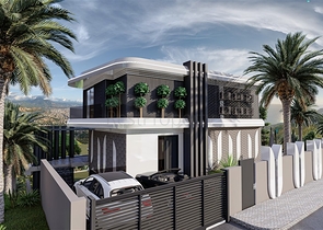 4+1 Premium-Villa im Zentrum von Alanya