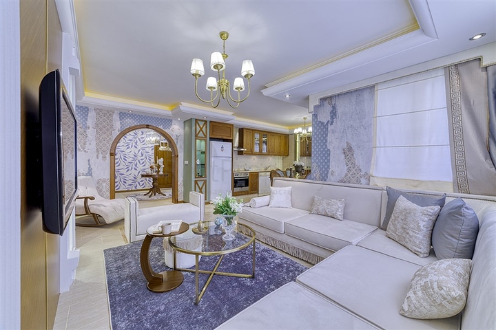 Apartment 2+1 an der ersten Küste in Mahmutlar