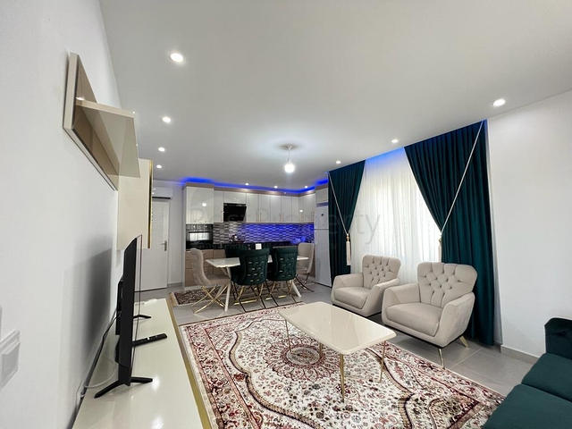 Möblierte Dreizimmerwohnung in Mahmutlar 