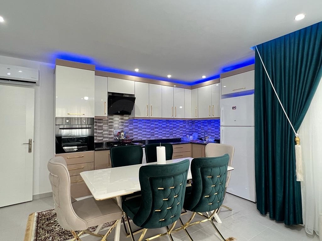 Möblierte Dreizimmerwohnung in Mahmutlar 