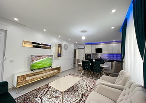 Möblierte Dreizimmerwohnung in Mahmutlar 