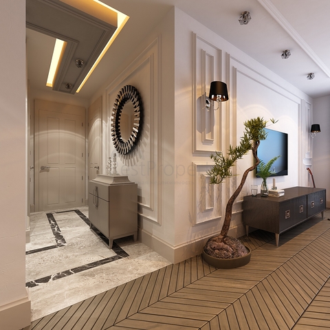 Investitionsprojekt umgeben von Natur