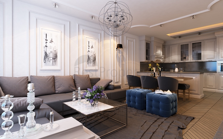 Investitionsprojekt umgeben von Natur