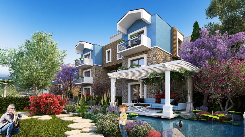 Investitionsprojekt umgeben von Natur