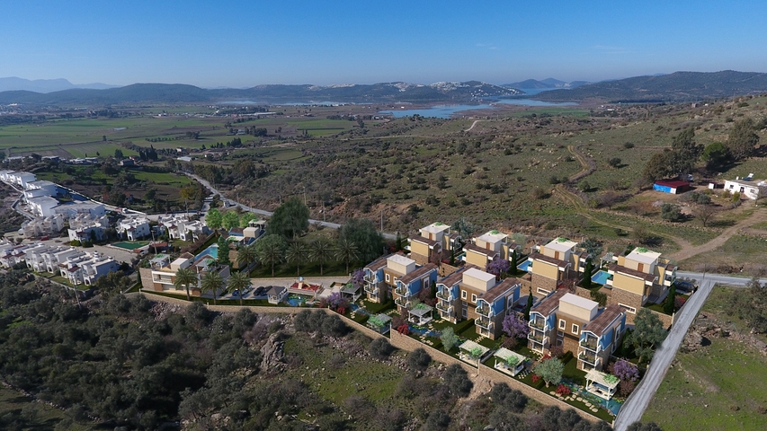 Investitionsprojekt umgeben von Natur