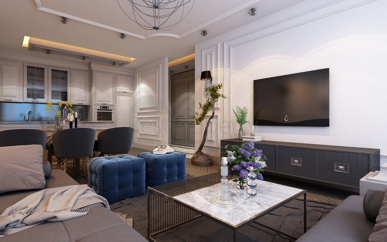 Investitionsprojekt umgeben von Natur