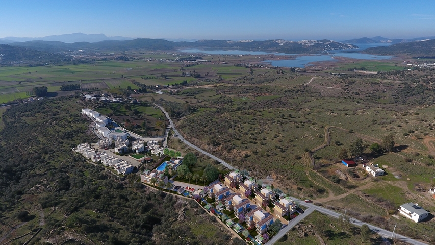 Investitionsprojekt umgeben von Natur