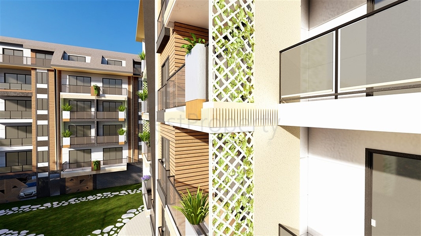 Projekt während der Bauphase im Bezirk Oba