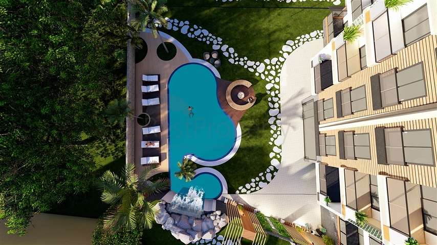 Projekt während der Bauphase im Bezirk Oba