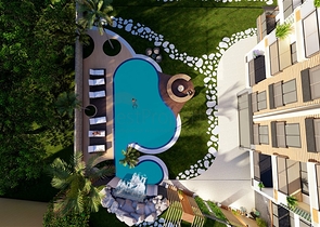 Projekt während der Bauphase im Bezirk Oba