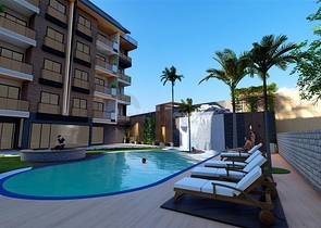 Projekt während der Bauphase im Bezirk Oba