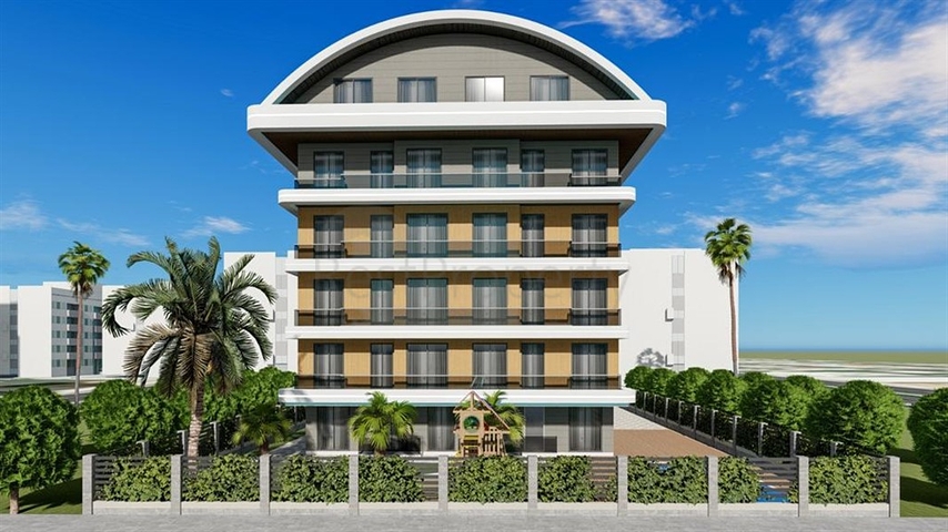 Neues Projekt im Zentrum von Alanya, 350 m vom Meer entfernt 