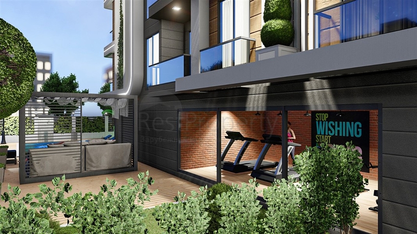 Neues Projekt im Zentrum von Alanya, 350 m vom Meer entfernt 