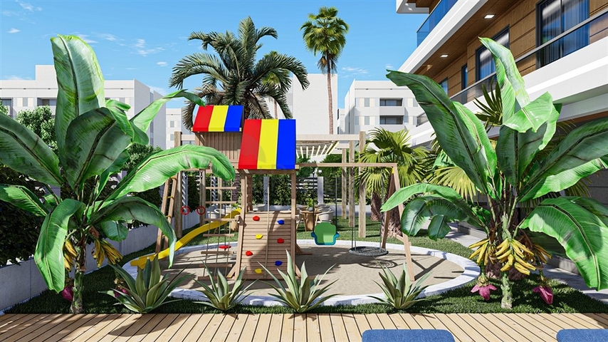 Neues Projekt im Zentrum von Alanya, 350 m vom Meer entfernt 