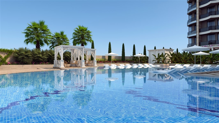 Ein neuer Premium-Komplex im Stadtteil Tosmur