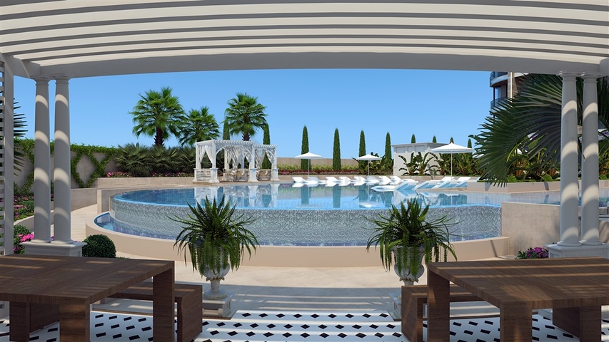 Ein neuer Premium-Komplex im Stadtteil Tosmur