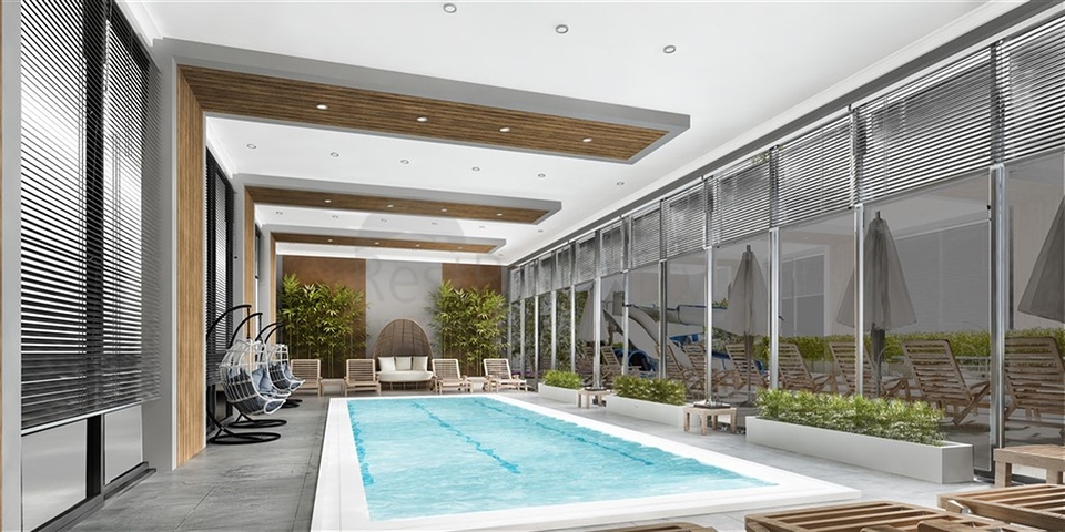 1+1 möblierte Wohnung im neuen Avsallar-Komplex