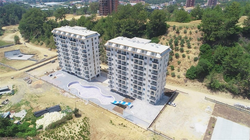 1+1 möblierte Wohnung im neuen Avsallar-Komplex