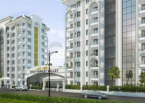 1+1 möblierte Wohnung im neuen Avsallar-Komplex