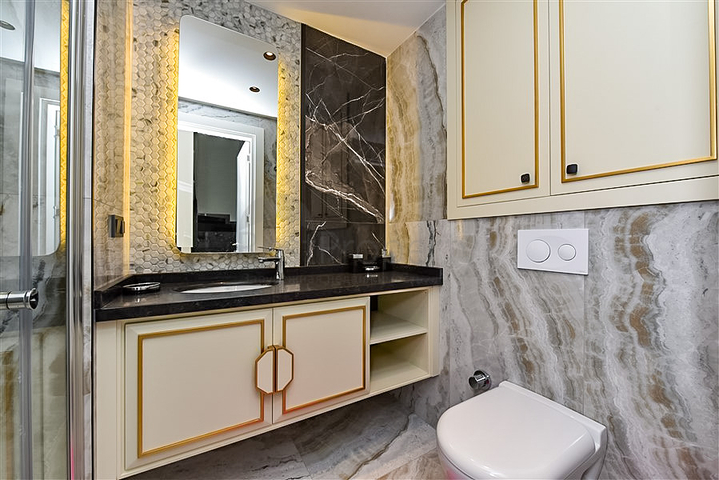 Penthouse 2+1 zu vermieten im Zentrum von Alanya