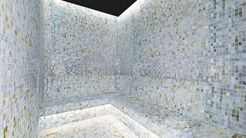 Ein moderner Boutique-Komplex in beiden