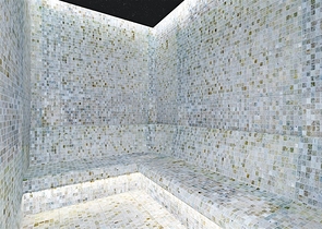 Ein moderner Boutique-Komplex in beiden