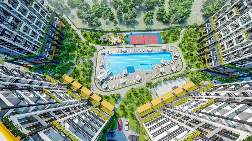 Wohnungen in einem luxuriösen Komplex in Avsallar