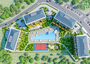 Wohnungen in einem luxuriösen Komplex in Avsallar