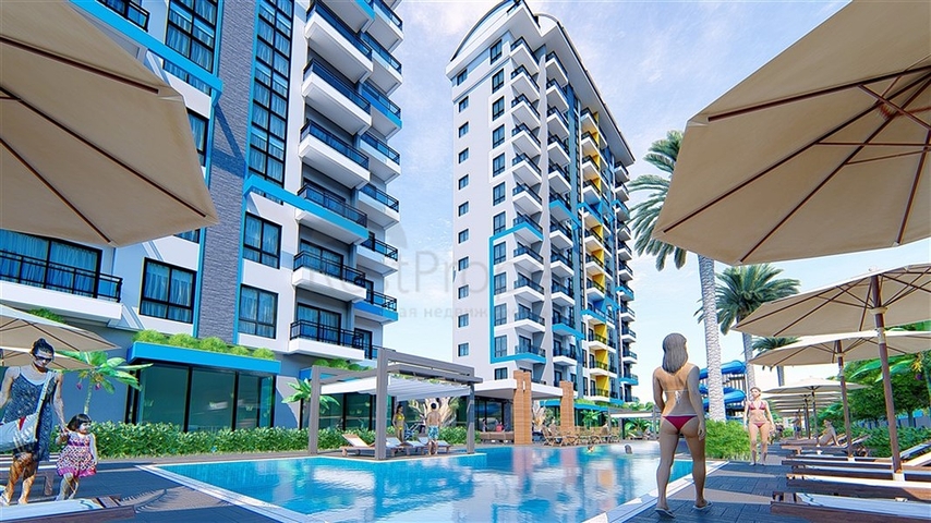 Schicke 1+1 Wohnung in einem neuen Komplex