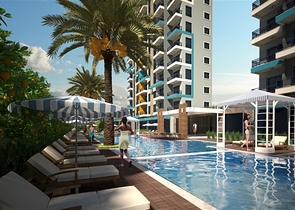 Schicke 1+1 Wohnung in einem neuen Komplex