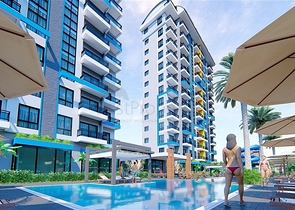 Schicke 1+1 Wohnung in einem neuen Komplex