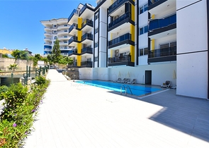 Wohnung in einem neuen 1+1-Komplex im Avsallar-Viertel